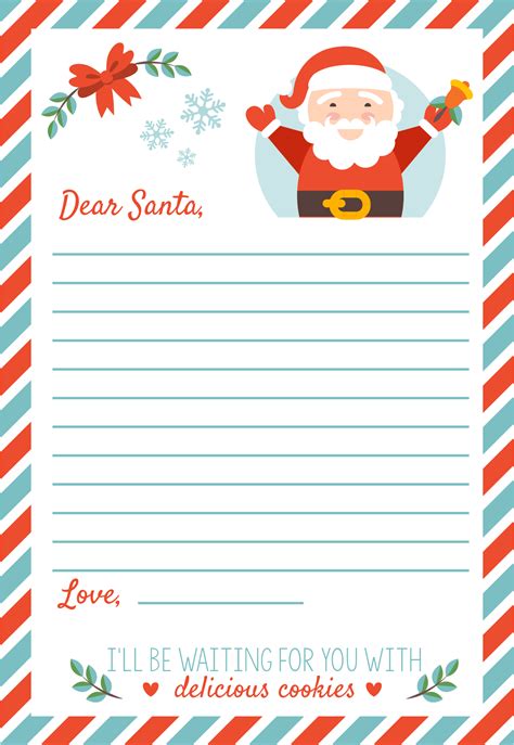 Writing a Christmas letter : Free Word templates .